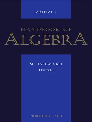 cover image of Handbook of Algebra